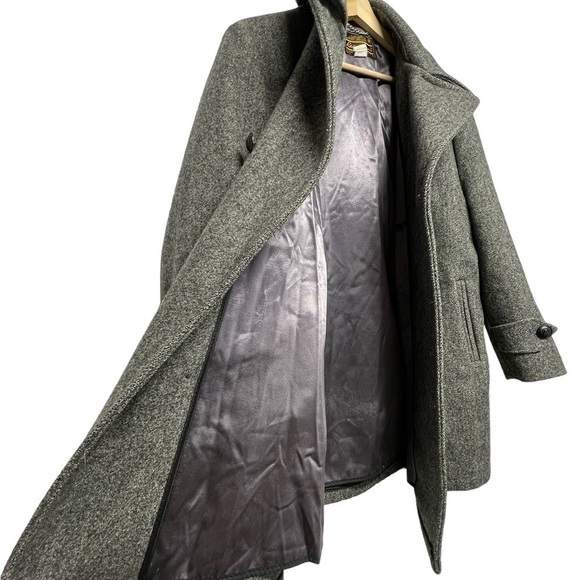VINTAGE EDDIE BAUER Wool Peacoat Gray 44 - Picture 6 of 11